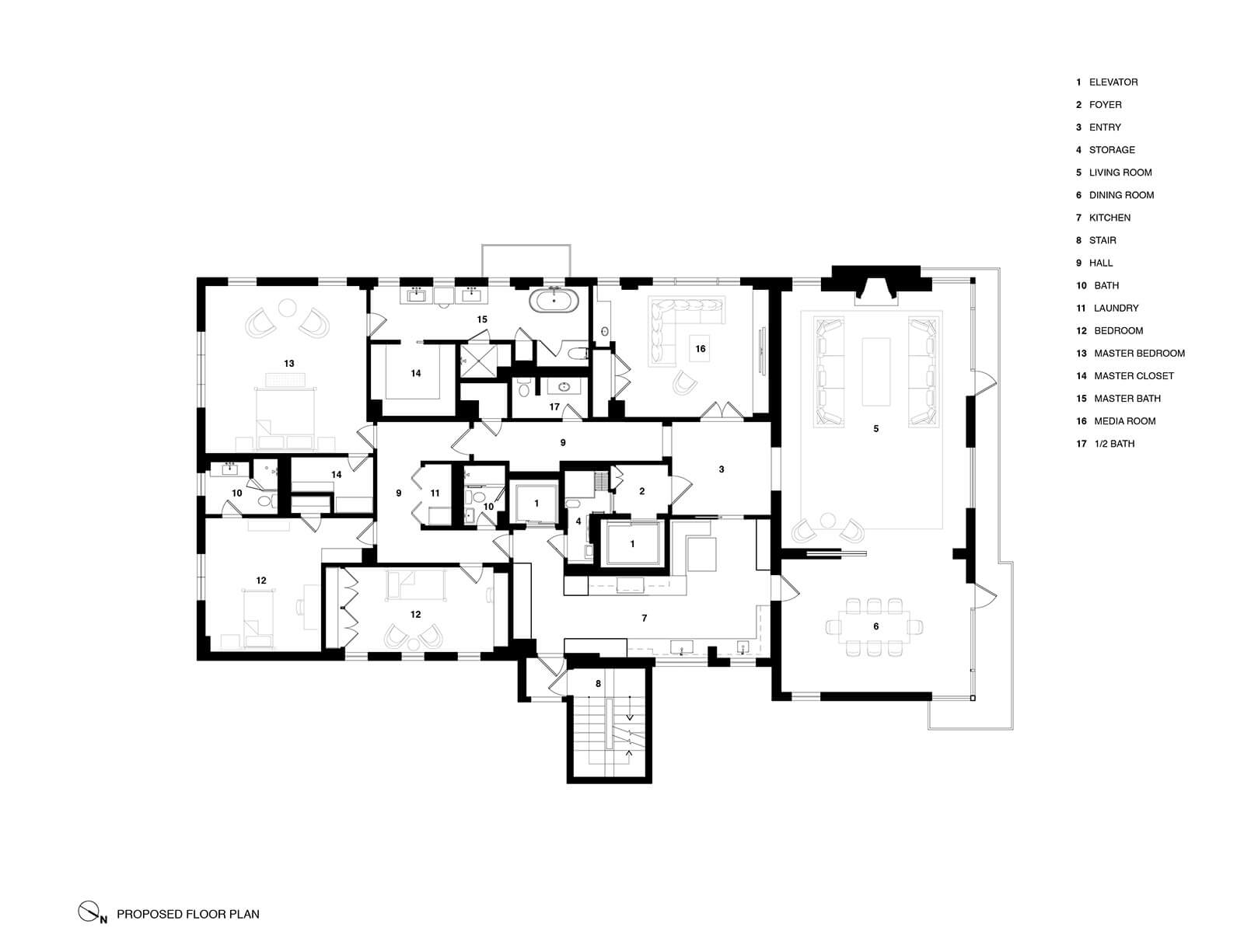 studio vara residential broadway co-op drawing plan 