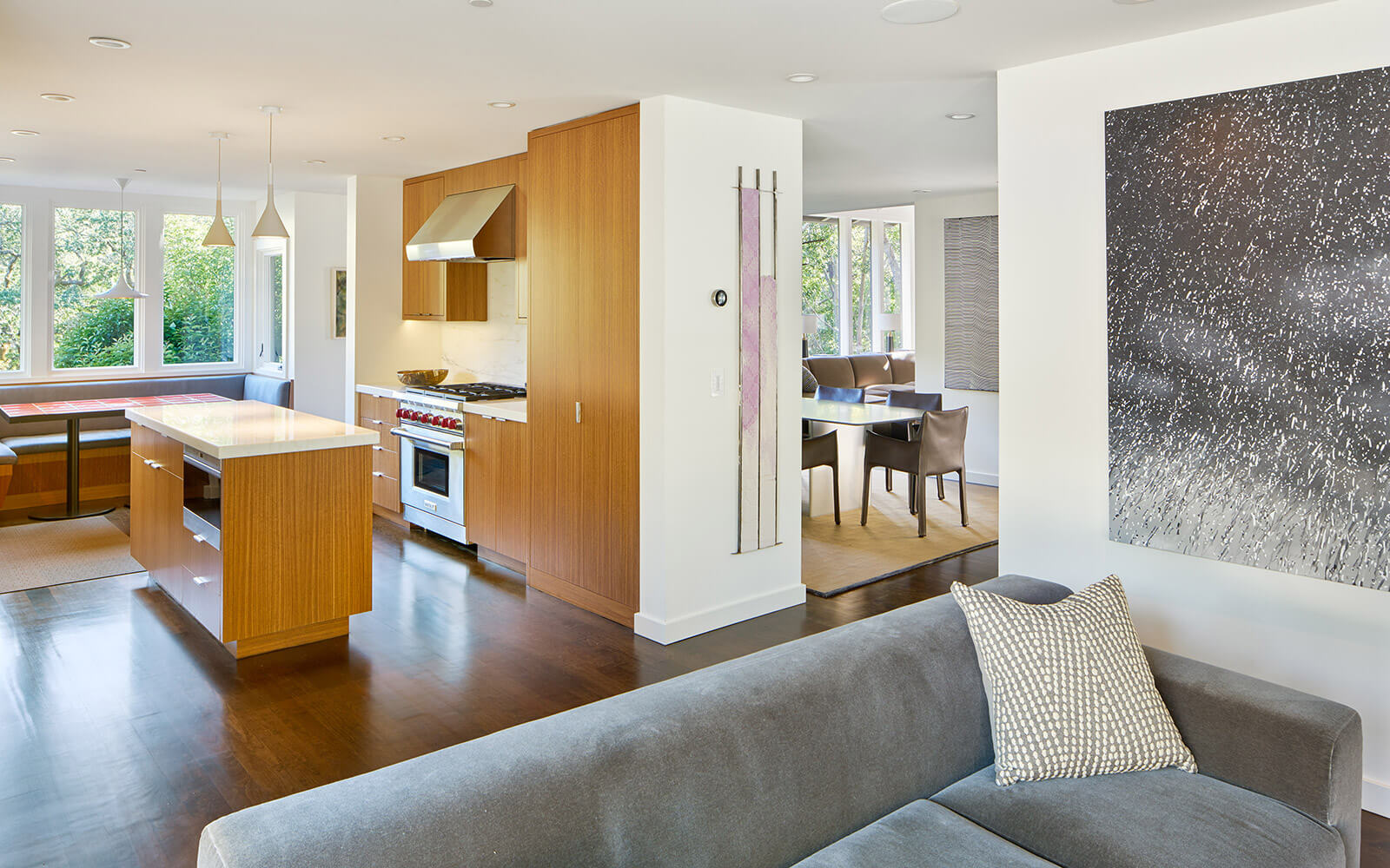 studio vara residential Kentfield kitchen dining area 