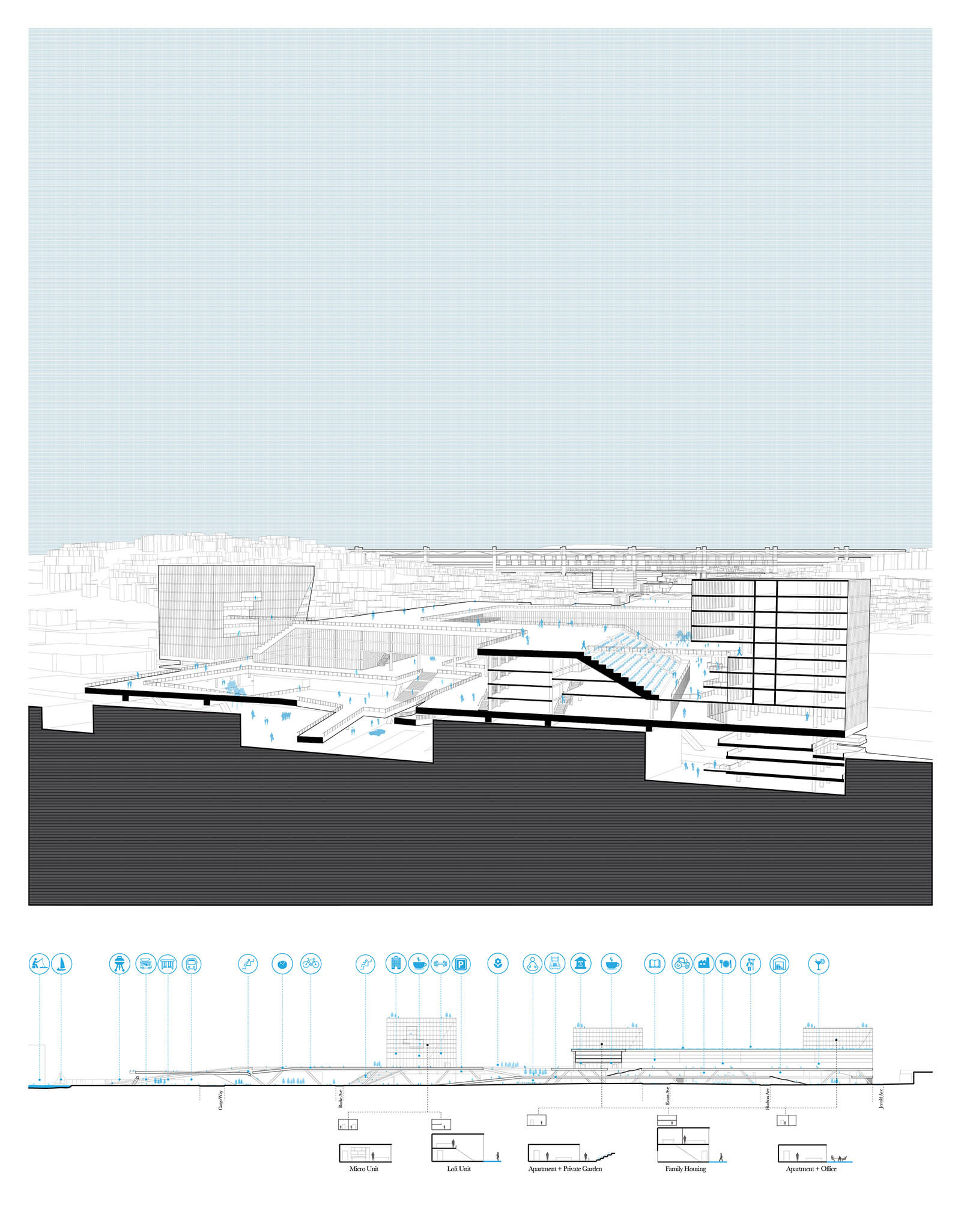 studio vara research the city + the city drawing site plan 